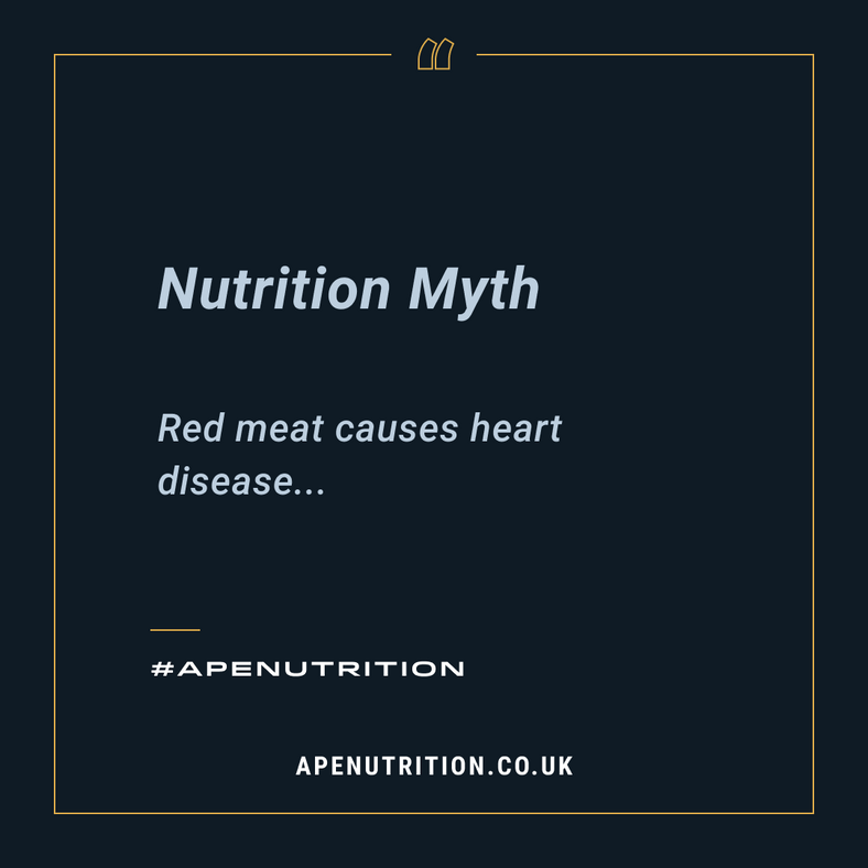 Nutrition Myth: Red Meat Causes Heart Disease