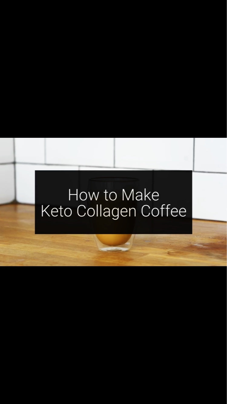 Keto (Bulletproof) Coffee Recipe plus Collagen - In Under A Minute [With Video]