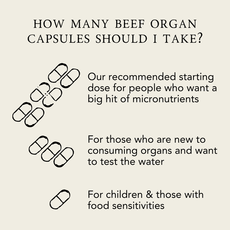 Organic & Grass-Fed Beef Organs