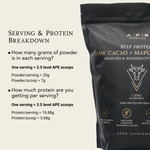 Grass-Fed Beef Protein | Raw Cacao & Maple Sea Salt