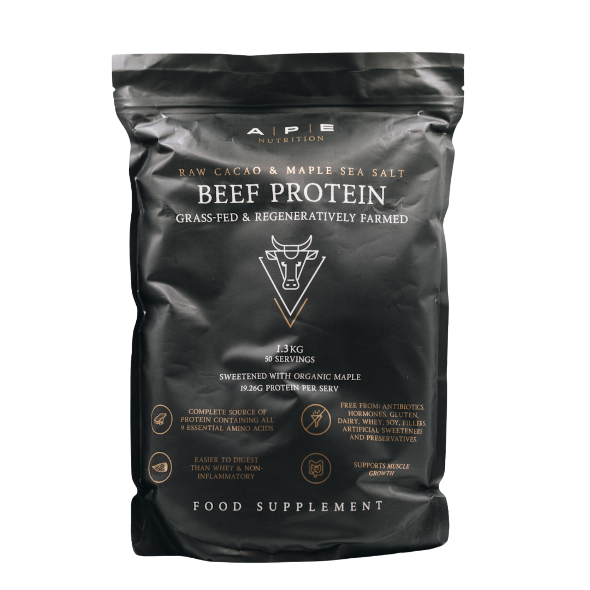 Grass-Fed Beef Protein | Raw Cacao & Maple Sea Salt