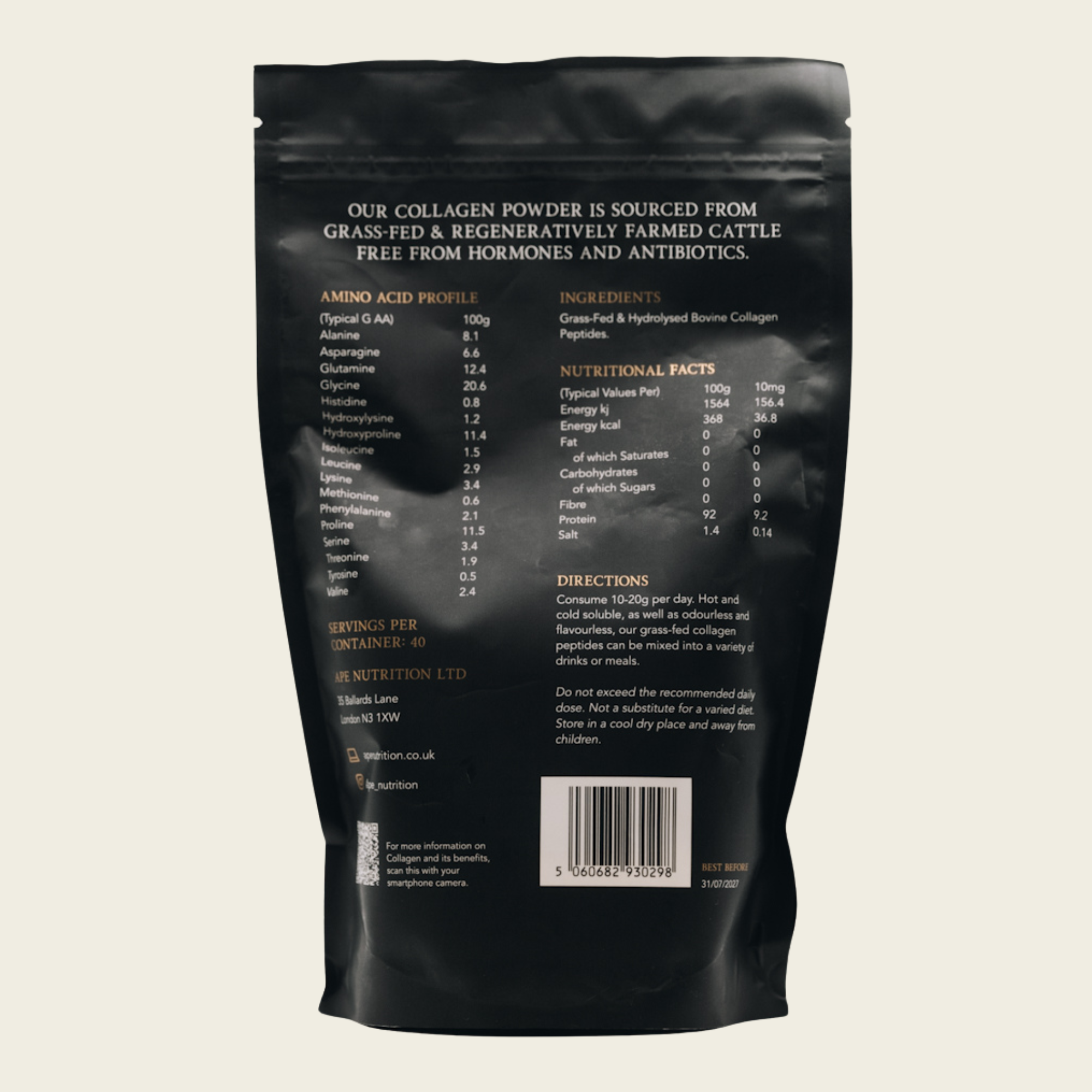 Grass-Fed Collagen Powder