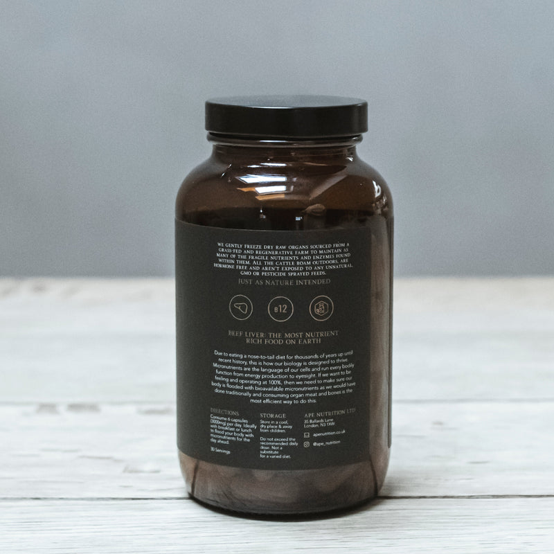 Organic & Grass-Fed Beef Liver