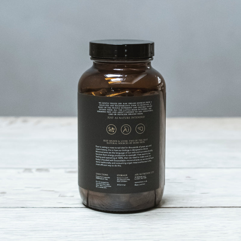 Grass-Fed Beef Spleen | Nature's Iron