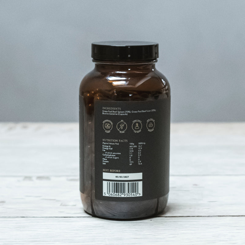 Grass-Fed Beef Spleen | Nature's Iron