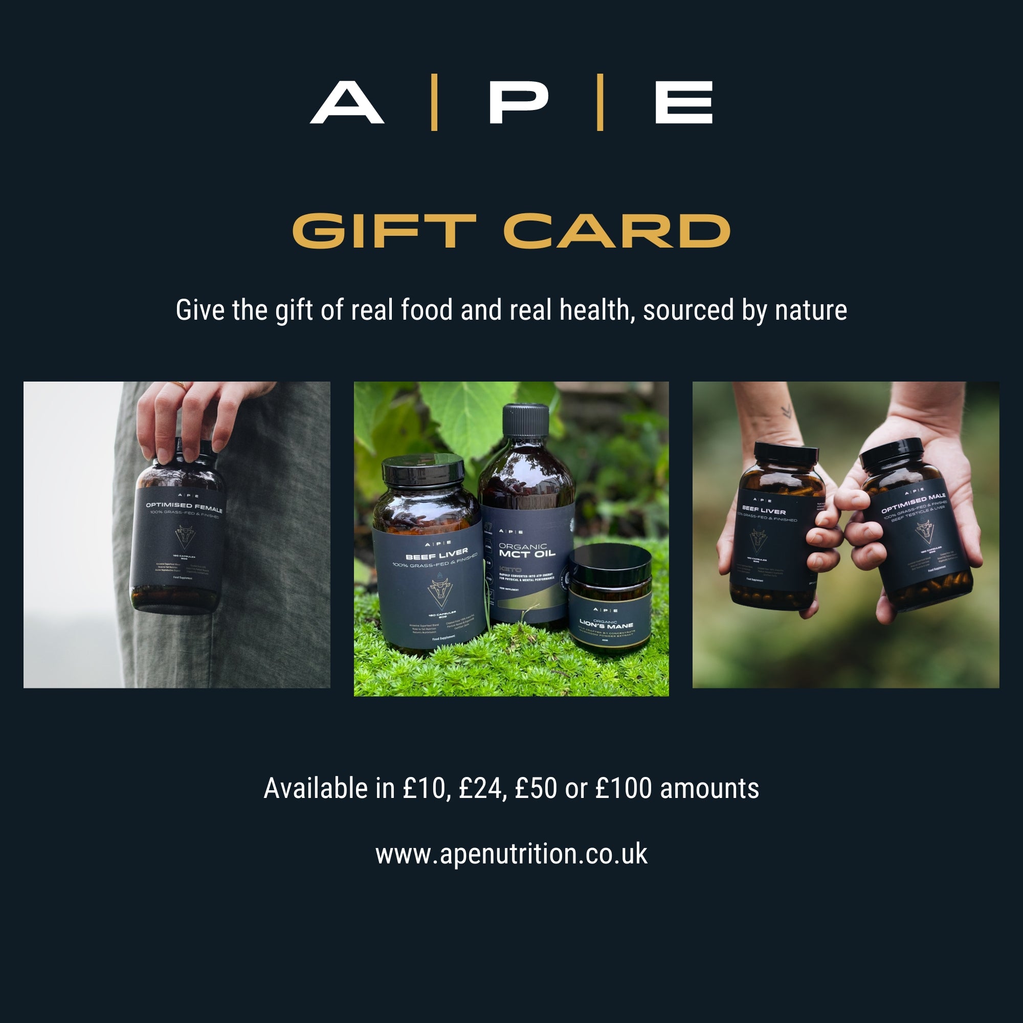 APE Nutrition Gift Cards