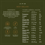 Organic & Grass-Fed Beef Organs