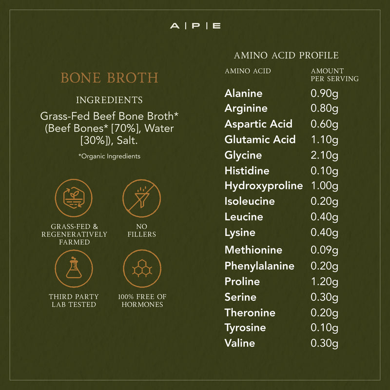 Grass-Fed & Organic Bone Broth | Liquid Concentrate