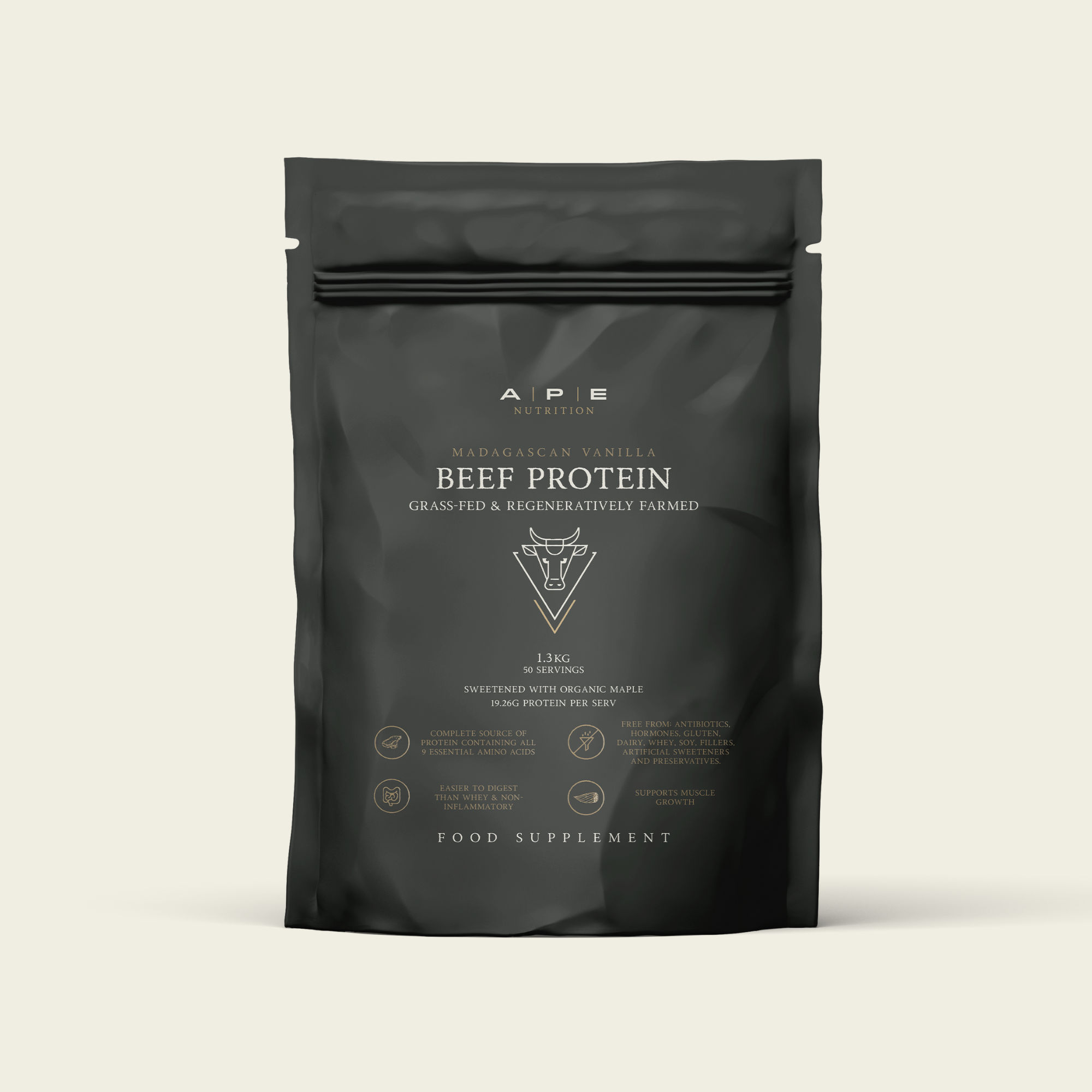 Grass-Fed Beef Protein | Madagascan Vanilla