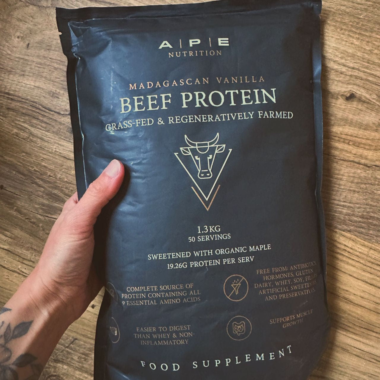 Grass-Fed Beef Protein | Madagascan Vanilla