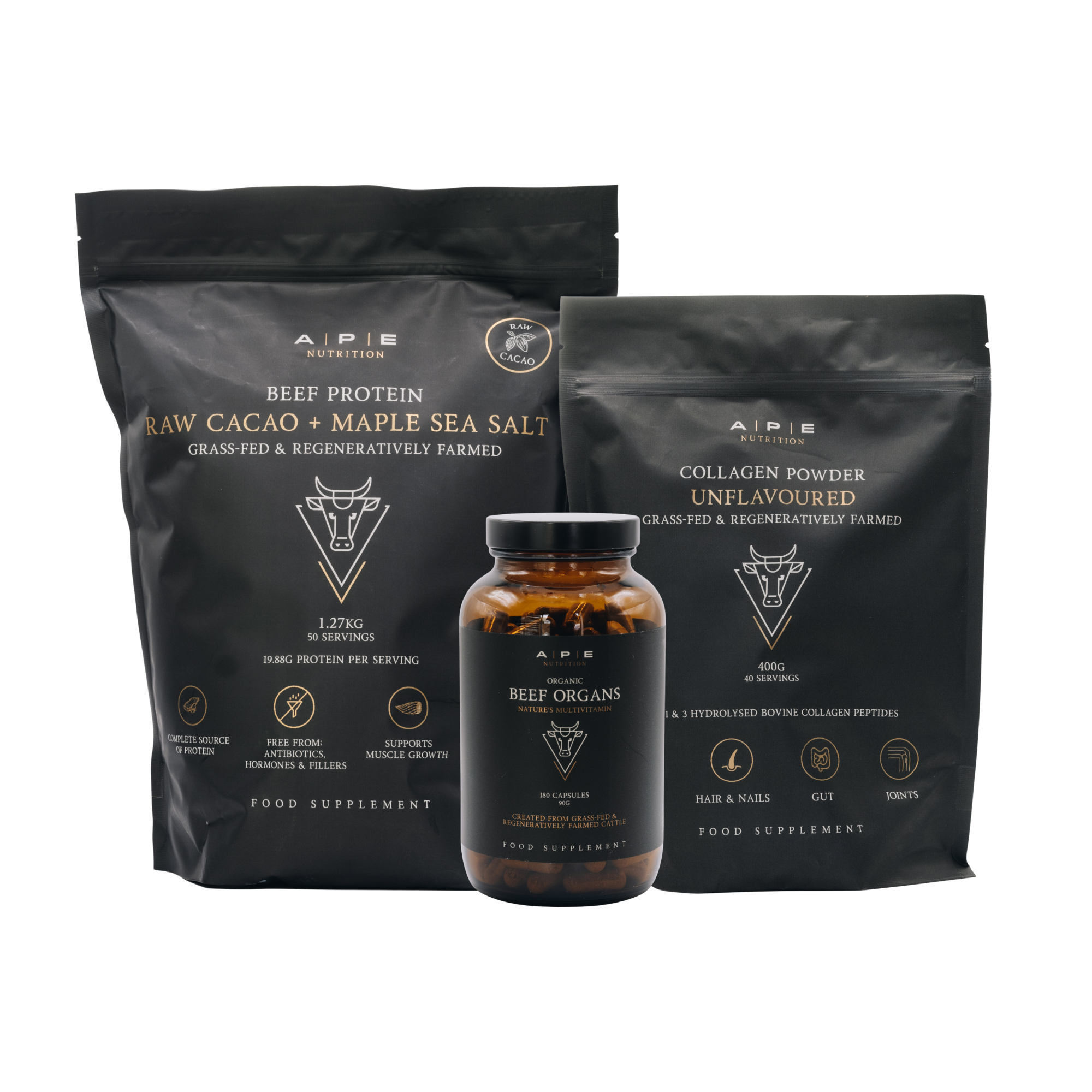 Foundations Bundle | Protein, Collagen & Beef Organs